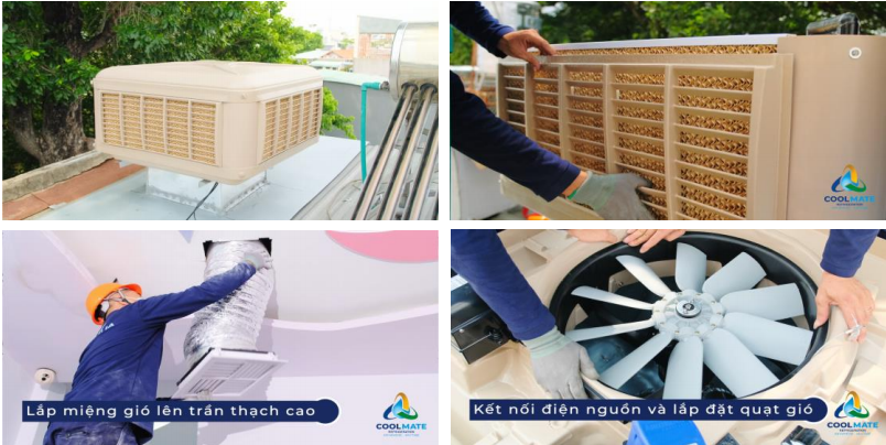 Lắp hệ thống làm mát cho nhà dân ở quận 12, TP. HCM