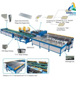 Máy Sản Xuất Ống Gió Auto Line V Kiểu Chữ U Tại Coolmate Refrigeration