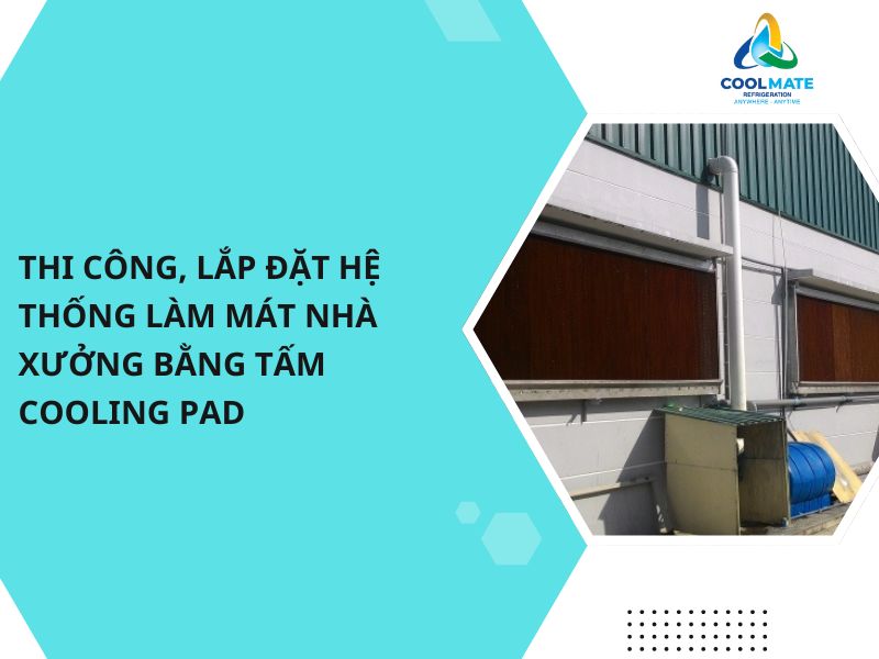 Thi Công, Lắp Đật Hệ Thống Làm Mát Nhà Xưởng Bằng Tấm Cooling Pad