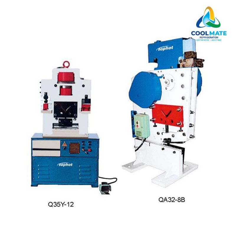 Ứng dụng của máy đột cắt kết hợp thủy lực trong thực tế