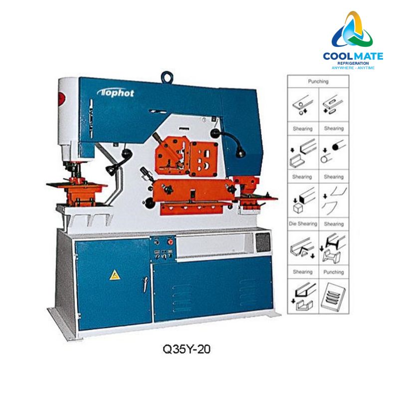 Máy Đột Cắt Kết Hợp Thủy Lực Cung Cấp Bởi Coolmate Refrigeration